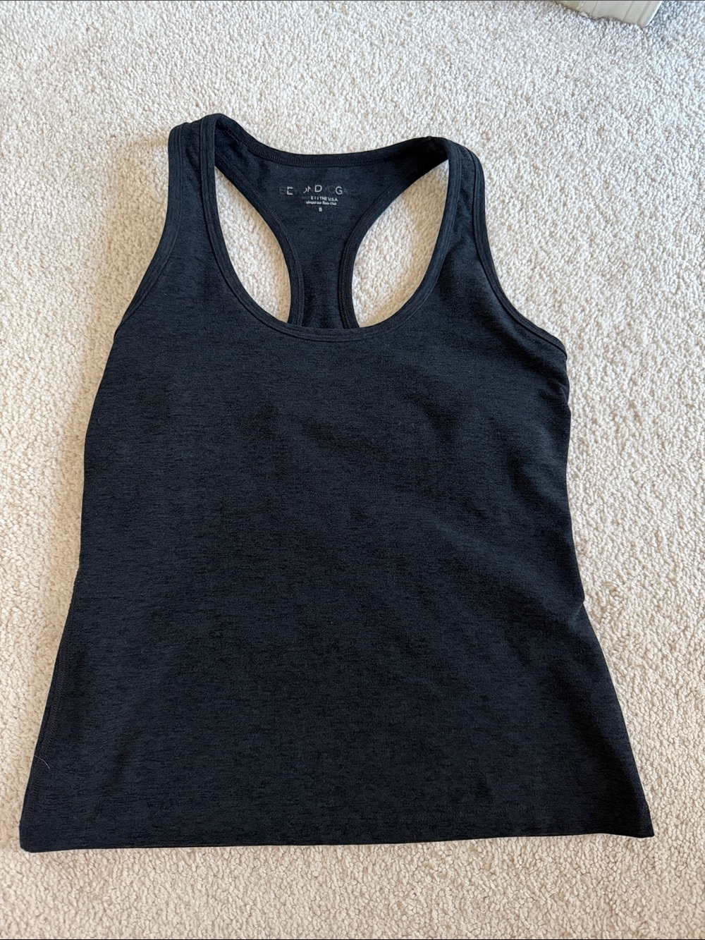 Beyond Yoga Racerback in Black Sz Small